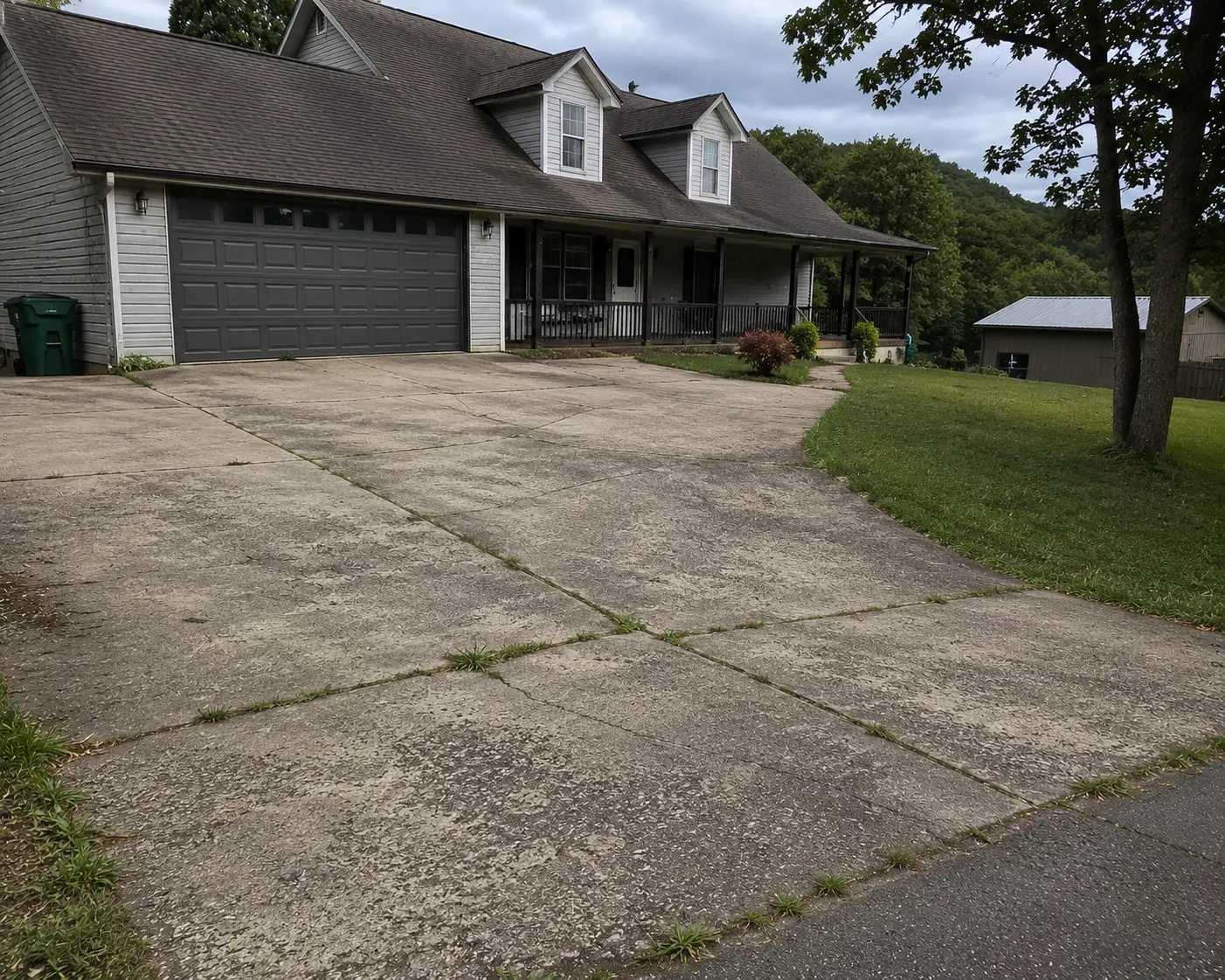 Concrete Services Knoxville Before