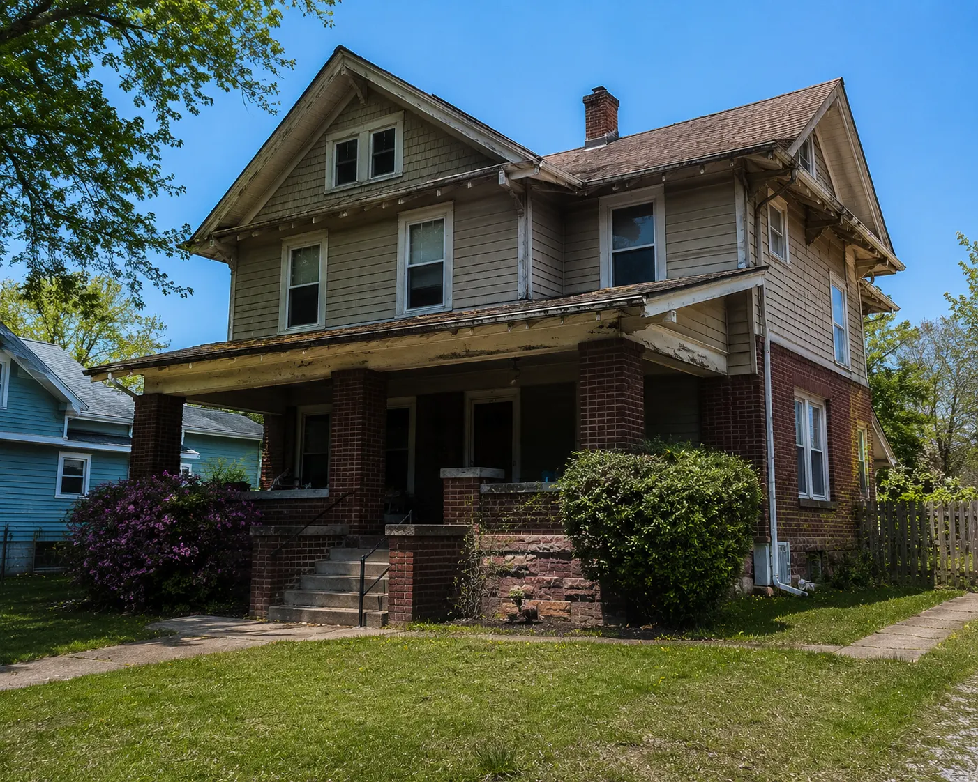 Gutter Installation Cleveland Before